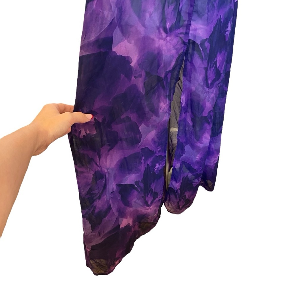 Runaway The Label Calista Maxi Dress In Purple - Picture 4 of 13